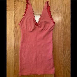 Blu Chic Red & White Stripe Stretch Tank Top